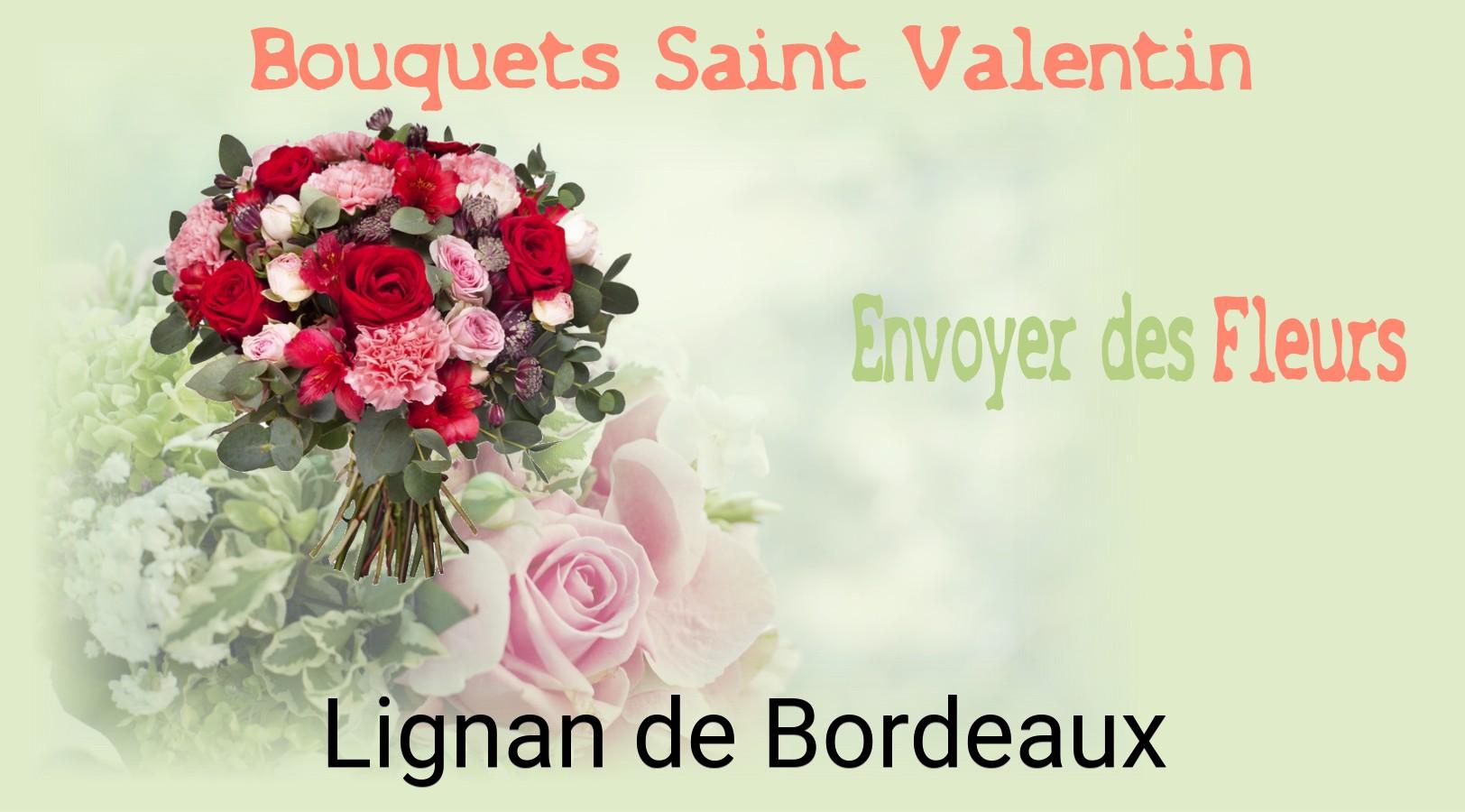 Roses de Saint-Valentin livrées à Lignan-de-Bordeaux